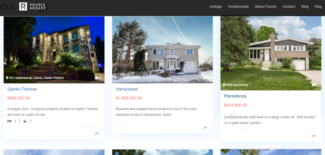 Create a WordPress Website Real Estate Broker Website screenshot 2