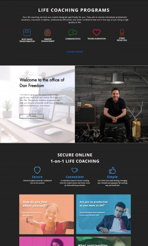 Create a Life Coaching website using WIX screenshot 3