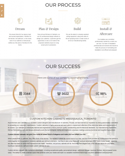 Design and Develop a woodworking and architectural website using WordPress screenshot 3