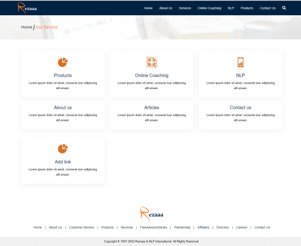 Create React website for online coaching technology screenshot 1