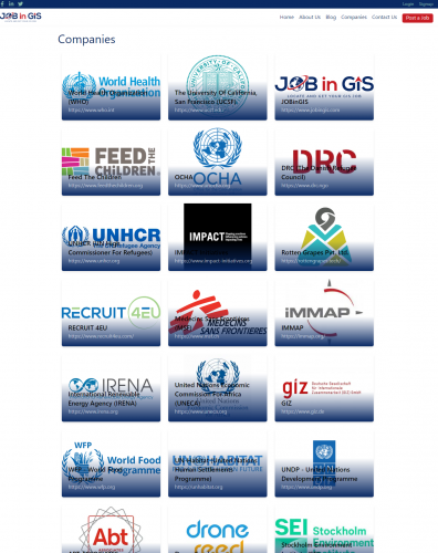 Create a Job Portal website using React in the field of geomatics screenshot 3