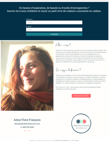 Develop a coaching website using WordPress screenshot 2