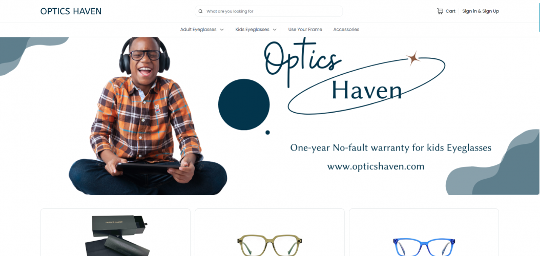 opticshaven.com screenshot 2