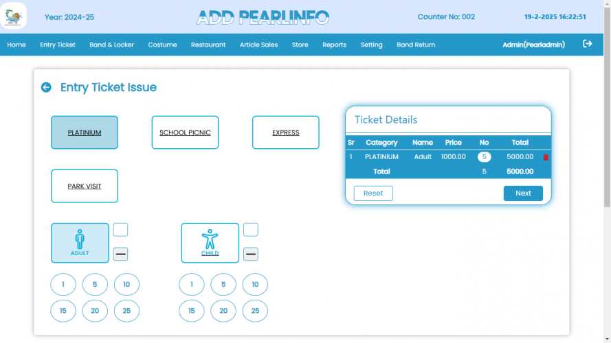 Aquasoft - Waterpark Management Software screenshot 3