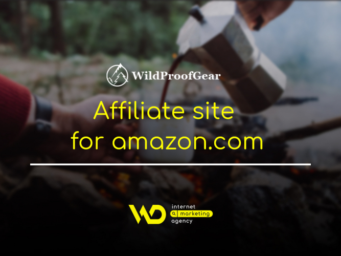 Affiliate site for amazon.com screenshot 1