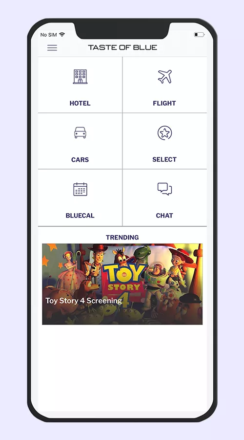 Taste of BLUE - AI-driven iOS App screenshot 1