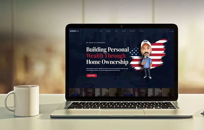 Ed Parcaut - Corporate Website screenshot 1