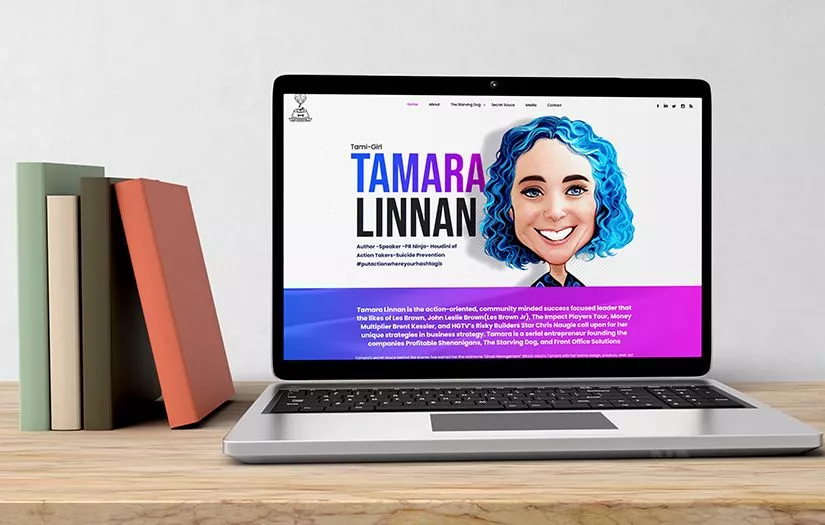 Tamara Linnan - Corporate Website screenshot 1