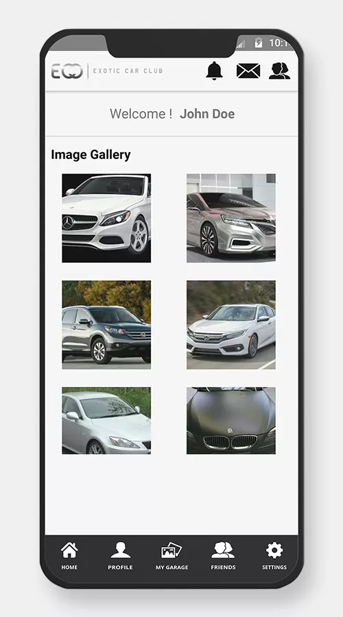 Exotic Car Club - Mobile App screenshot 2