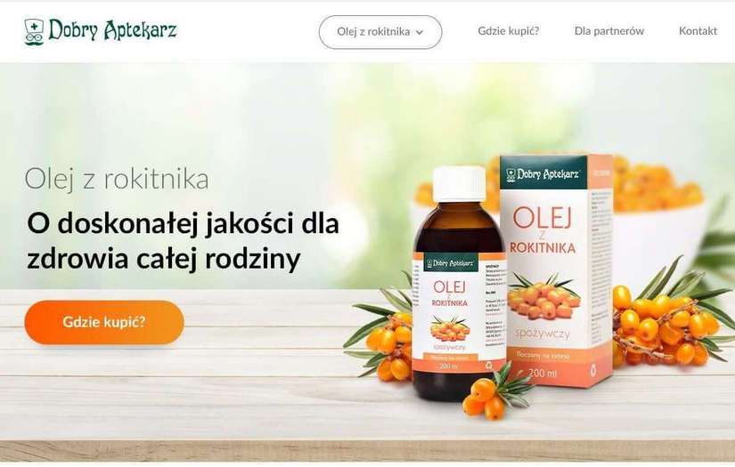 Landing page, unique UX / UI screenshot 1