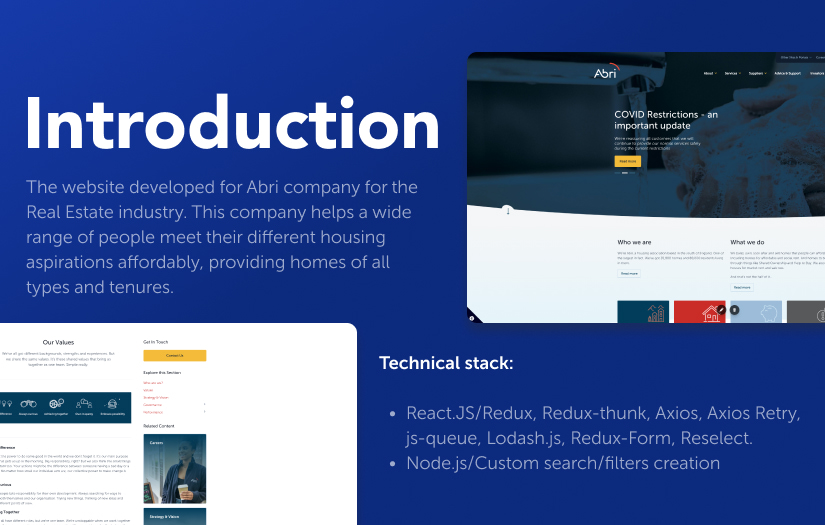 ABRI - Real Estate Website screenshot 3