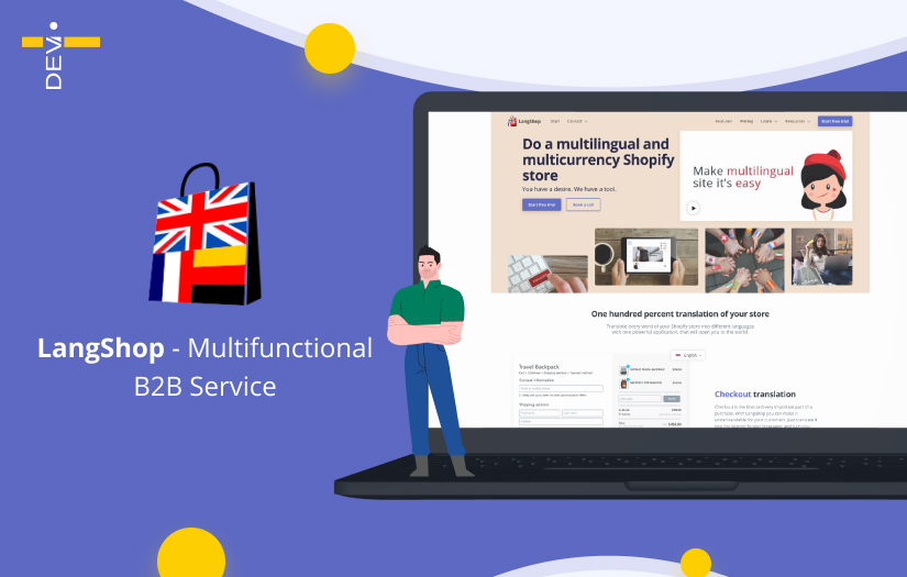 LangShop - Multifunctional B2B Service screenshot 1