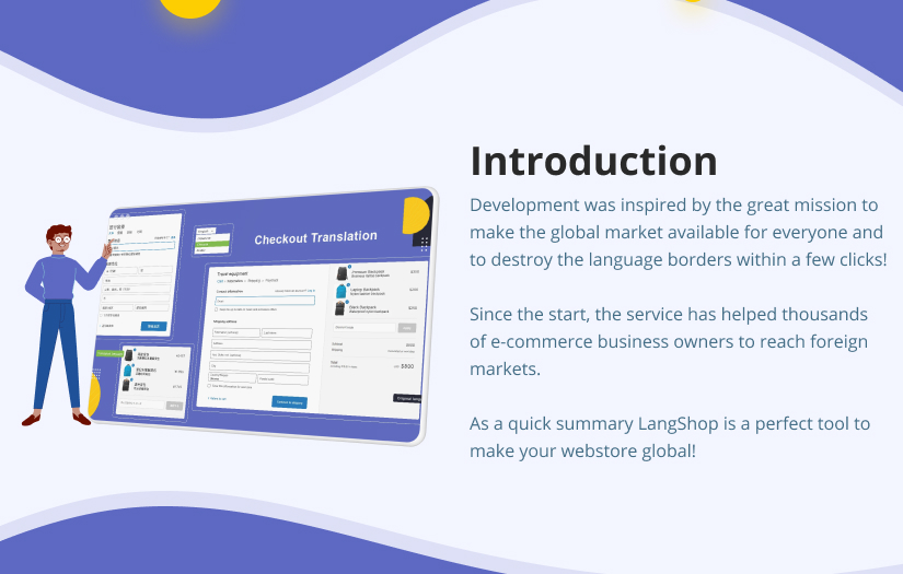 LangShop - Multifunctional B2B Service screenshot 2