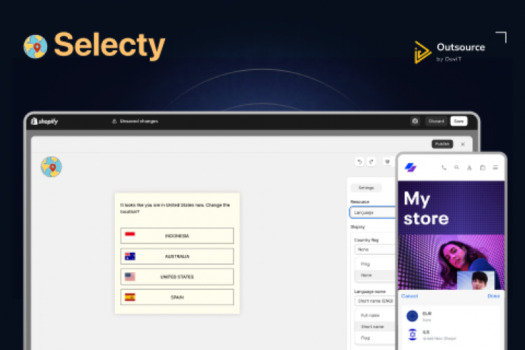 Geolocation & Markets - Selecty screenshot 1