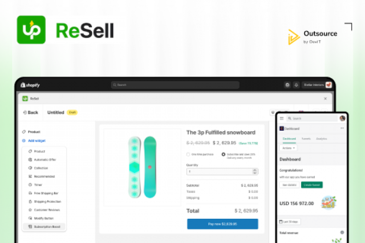 ReSell Post Purchase Upsell screenshot 1