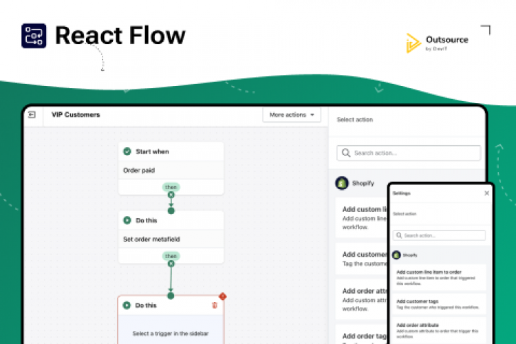 React Flow Workflow Automation screenshot 1