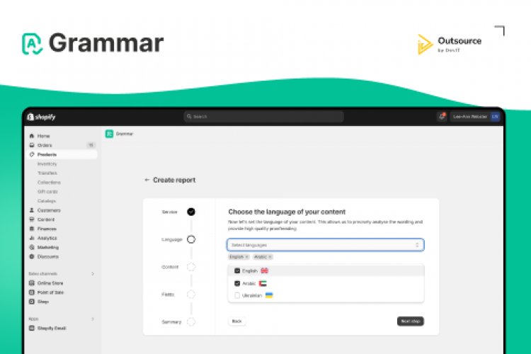 Grammar Content Assistant  screenshot 1