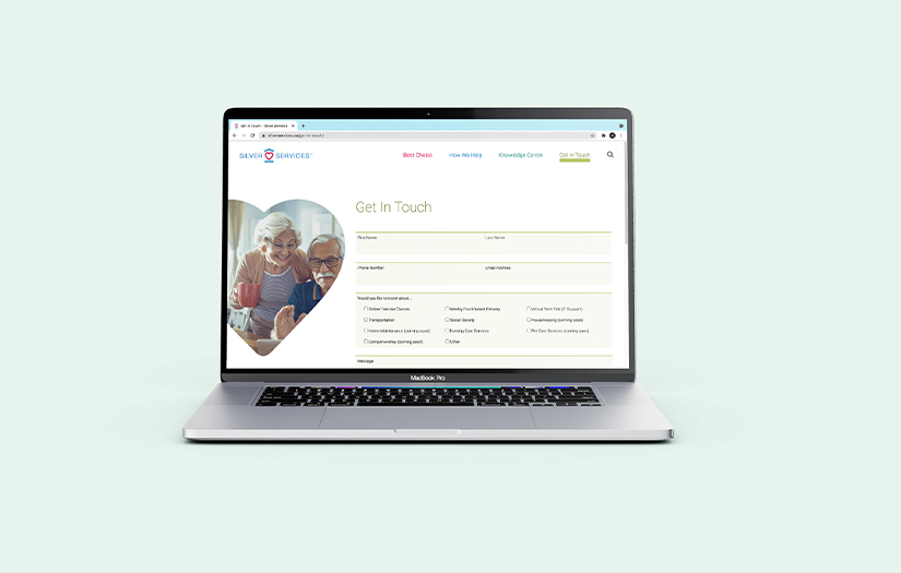 Website Design for Silver Services screenshot 3