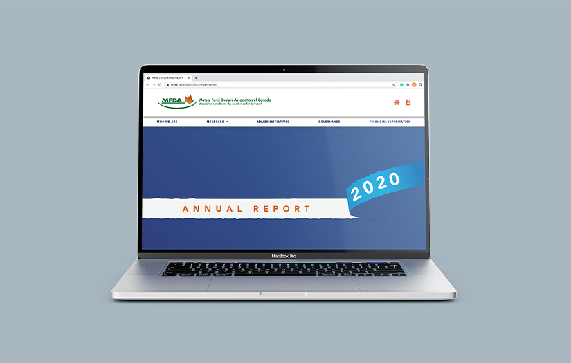 Digital Annual Report for the Mutual Fund Dealers Association of Canada (MFDA) screenshot 1