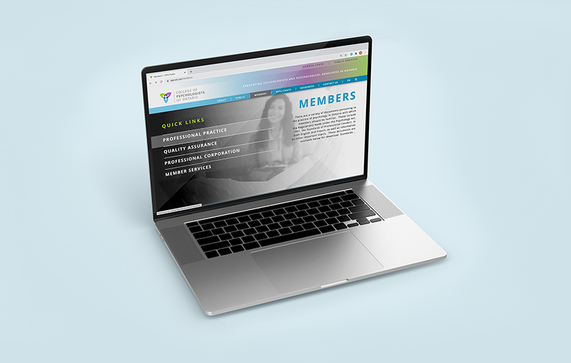 Website Redesign for the College of Psychologists of Ontario (CPO) screenshot 2