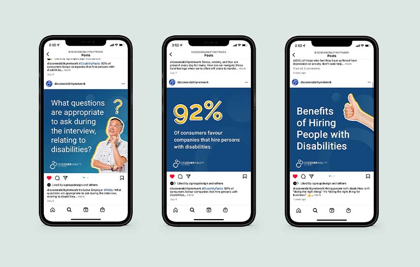 Social Media Strategy and Template Design for the Ontario Chamber of Commerce - Discover Ability Network Program screenshot 1
