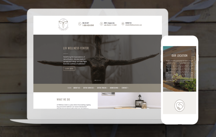 Website Development for Wellness Center screenshot 1