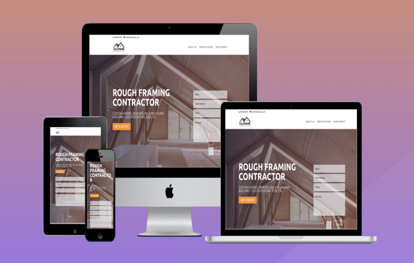 Website Development for Construction Company screenshot 1