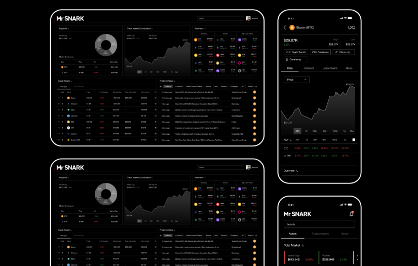 Mr. SNARK - A Crypto Application screenshot 1