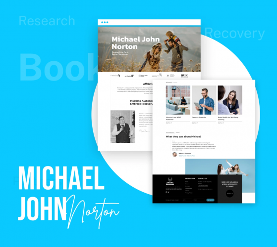 Michel John Norton - Online Book Selling Website Portfolio screenshot 1