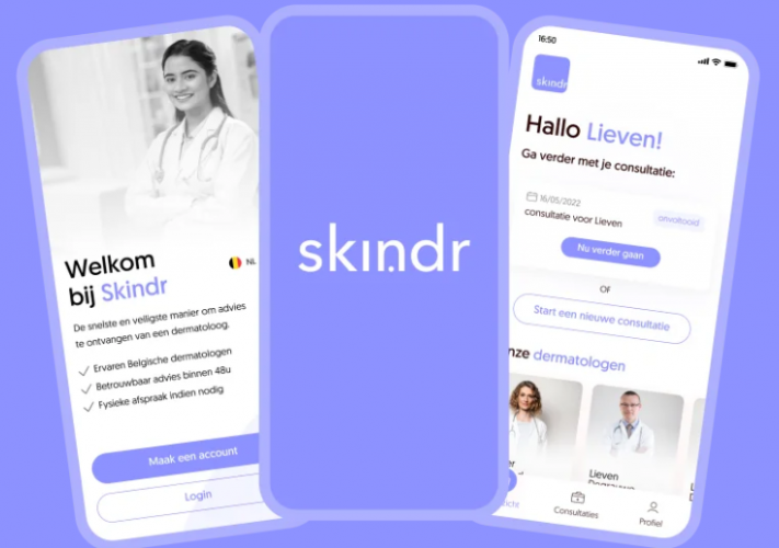Skin dr - Online Dermatology Application Portfolio screenshot 1