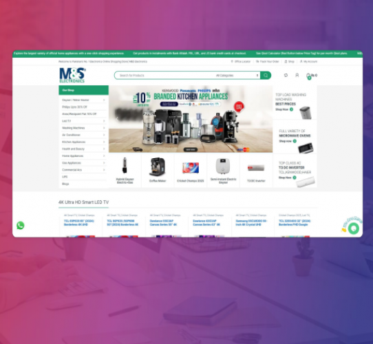 M&S ELECTRONICS screenshot 1