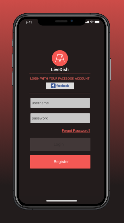 Live Dish screenshot 1