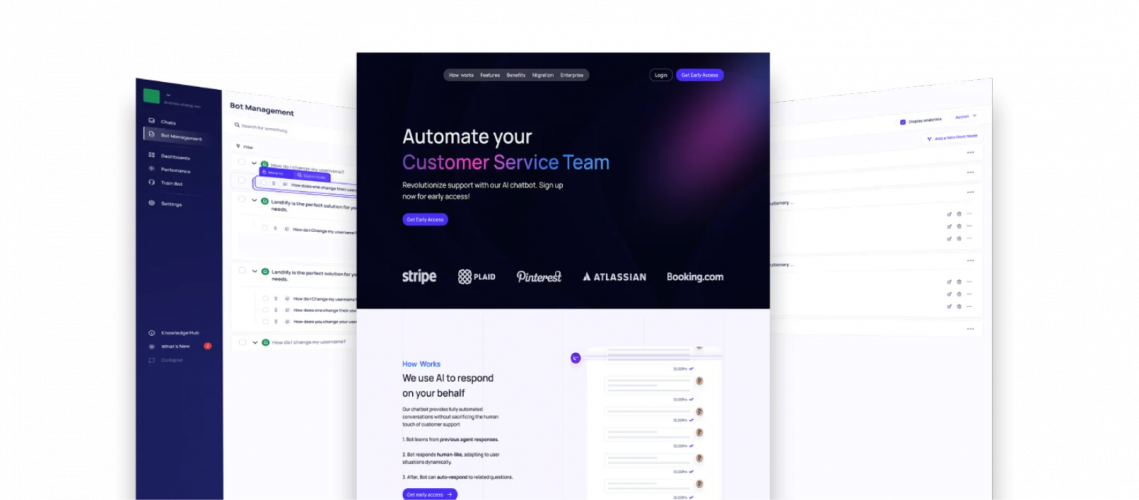 An AI-driven chatbot to facilitate human-like customer communication screenshot 1
