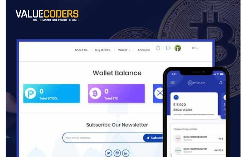 BITCOLNET – Web And Mobile Application screenshot 1