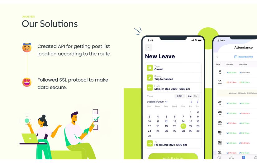 Attendance Managing Application screenshot 1