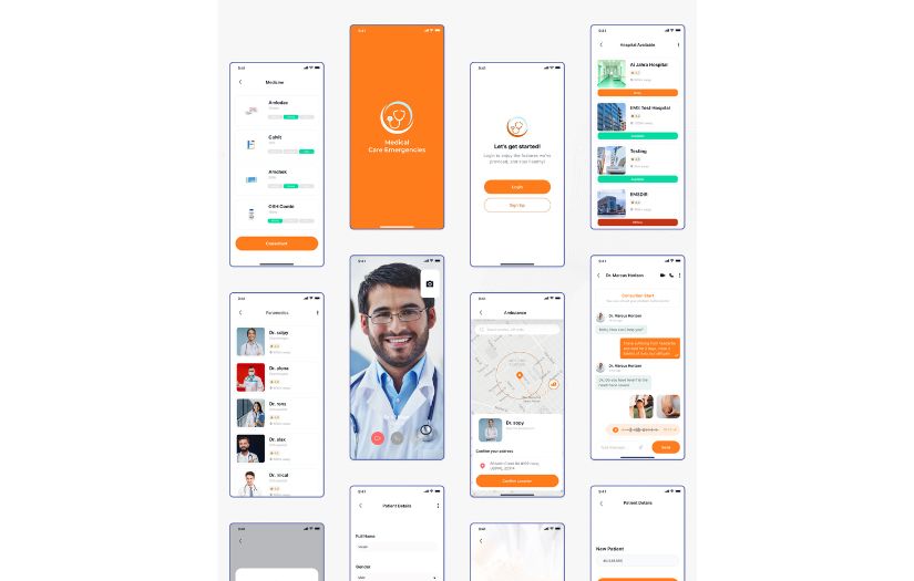 An App To Handle Medical Care Emergencies screenshot 1