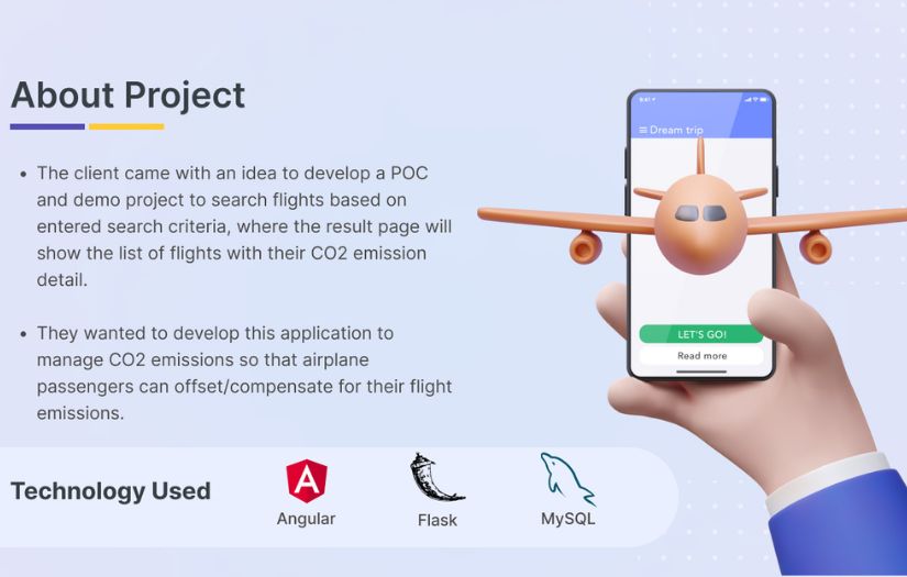Flight Emissions Calculator Platform screenshot 1