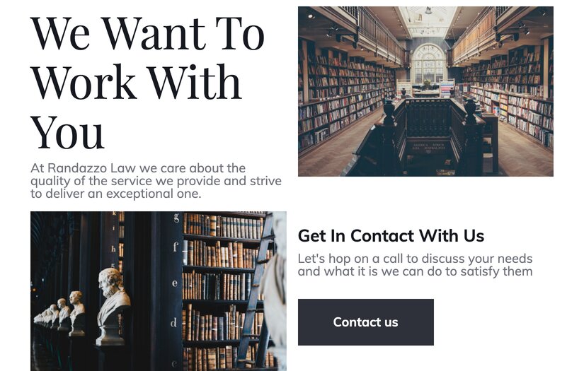 Randazzo Law screenshot 2