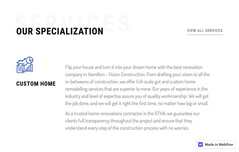 Vision Construction Management screenshot 2