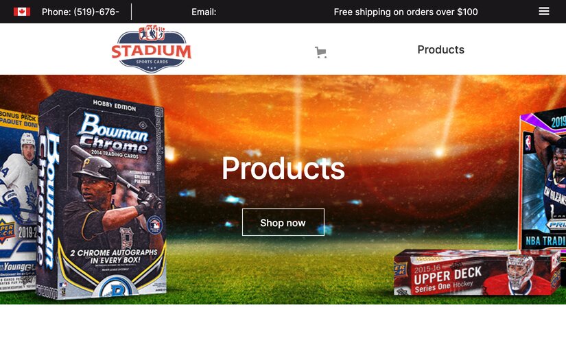 Stadium Sports Cards screenshot 1