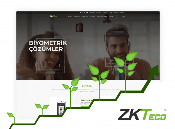 ZKTeco - SEO Service, Content Marketing screenshot 1