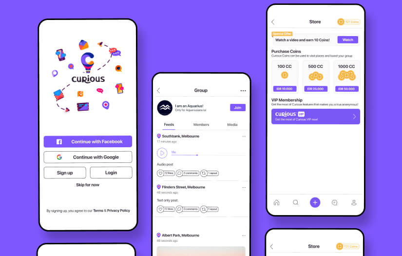 Curious: Explore Anonymously, Express Freely screenshot 1