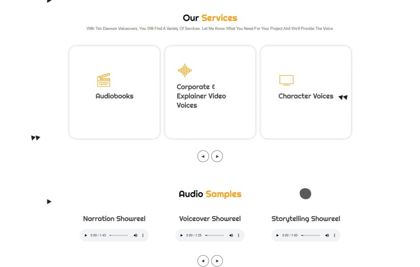 The Tim Dawson Website screenshot 1