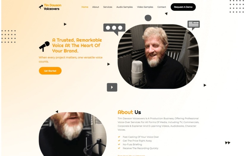 The Tim Dawson Website screenshot 2