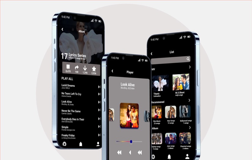 Music Play Streaming Mobile App screenshot 1