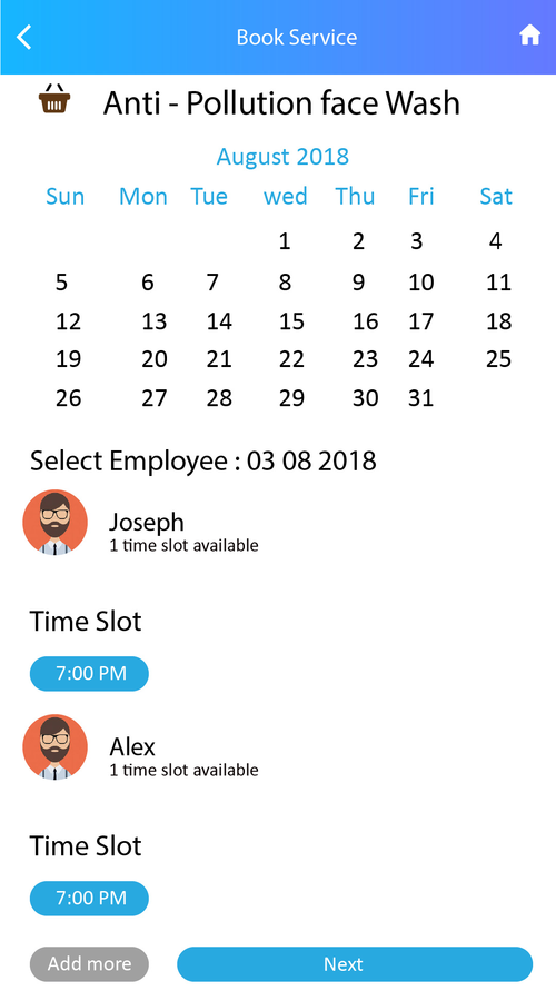 Salon Marketplace App Development screenshot 2