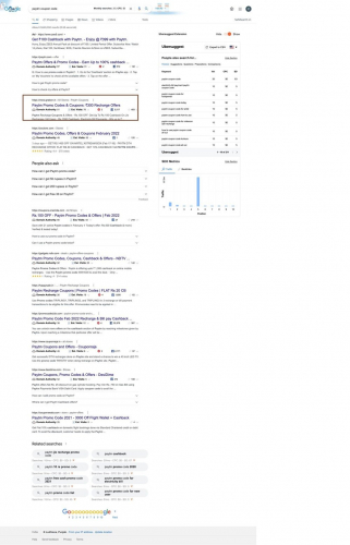 Successful SEO Campaign For Coupon Industry screenshot 1