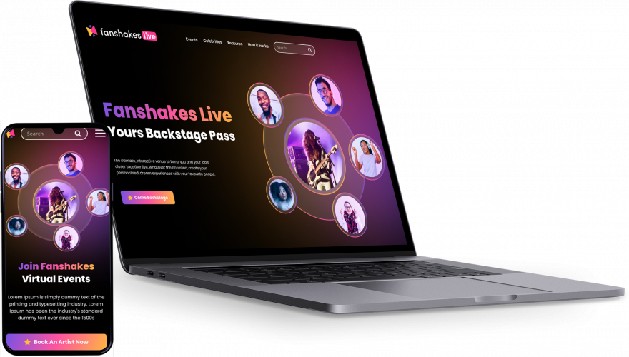 Fanshakes screenshot 1