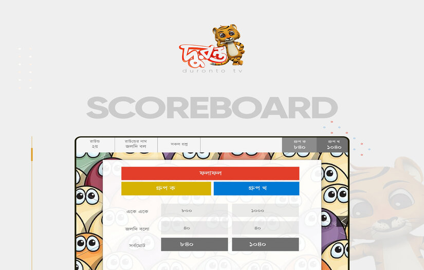 Duronto TV Quiz Mobile Application Development screenshot 1