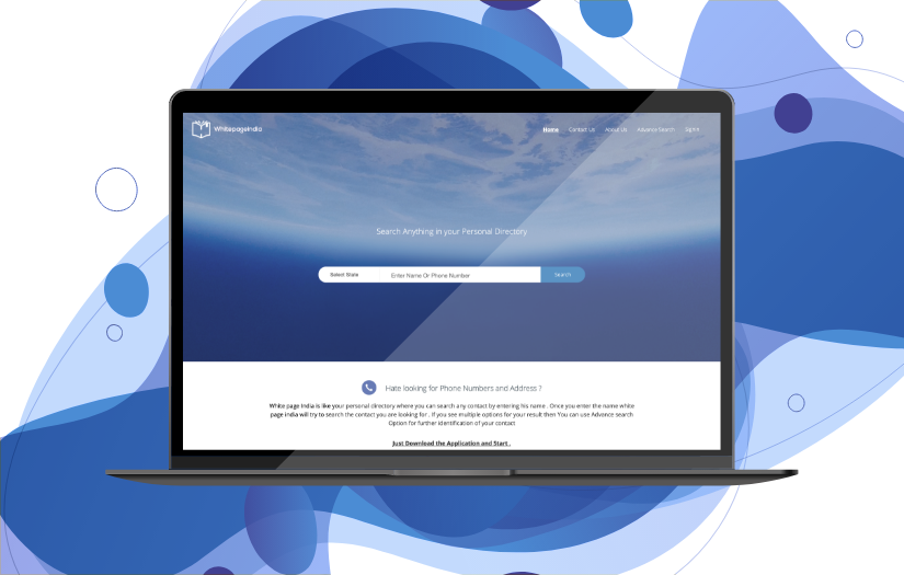 White Page India screenshot 1